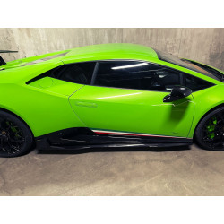 Carbonteile Tuning 1974 - Sideskirt Seitenschweller Ansatz Carbon passend für Lamborghini Huracan LP 640-4 Performante