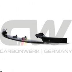 Carbonparts Tuning 1510 - Front lip V2.1 ABS black gloss fits BMW 2 Series F22 F23