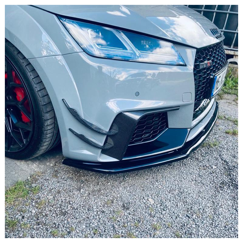 Carbonteile Tuning 2039 - Frontlippe Lippe Schwert ABS Glanz Schwarz passend für Audi TT RS 8S Vorfacelift