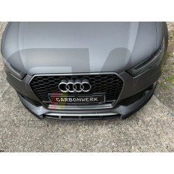 Carbonteile Tuning 1469 - Frontlippe Spoiler Schwert Vollcarbon passend für AUDI RS6 C7 4G 2013-2018