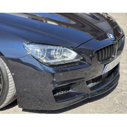 Carbonteile Tuning 1786 - Frontlippe Spoiler Schwert ABS schwarz glänzend passend für BMW 6er F06 F12 F13 mit MPaket