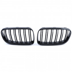Carbonteile Tuning 2419 - Nieren Grill Doppelsteg Schwarz Glanz ABS passend für BMW 3er E92 E93 LCI