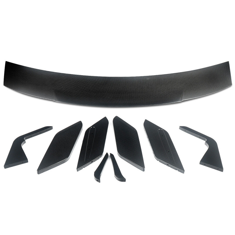 Hochglanzschwarz HeckflüGel Spoiler Aufkleber Abdeckblende für Hochglanzschwarz HeckflüGel Spoiler Aufkleber Abdeckblende für