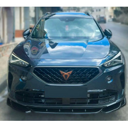 Carbonteile Tuning 2473 - Frontlippe Spoiler Schwert ABS Schwarz Glänzend passend für Cupra Formentor