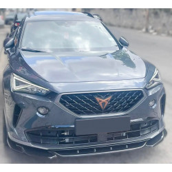 Carbonteile Tuning 2473 - Frontlippe Spoiler Schwert ABS Schwarz Glänzend passend für Cupra Formentor