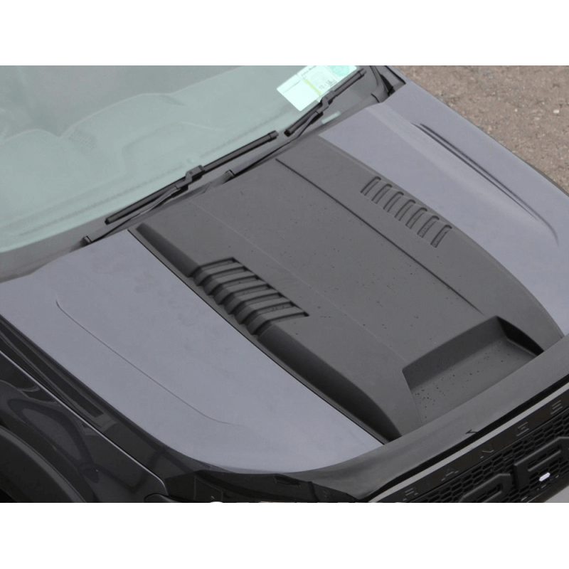 Carbonteile Tuning 2510 - Motorhaube Abdeckung Schutz Haube ABS Matt Schwarz passend für Ford Ranger T7 T8