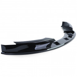 Carbonparts Tuning 2520 - Frontlippe Lippe Frontspoiler Schwert ABS Glanz Schwarz passend für BMW 1er E82 E88 M Paket
