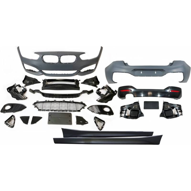 Carbonparts Tuning 2527 - Bodykit V3.2 Stoßstange Vorne Hinten passend für BMW 1er F20 LCI