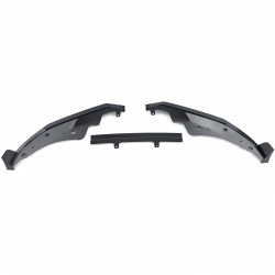 Pièces en carbone Tuning 2546 - Frontlippe Lippe Schwert Frontspoiler ABS Performance Glanz Schwarz passend für BMW 4er G22 G...