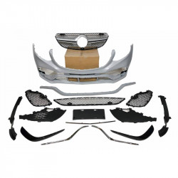 Carbonparts Tuning 2643 - Bodykit Stoßstange Vorne Diffusor Hinten ABS passend für Mercedes Benz GLC X253