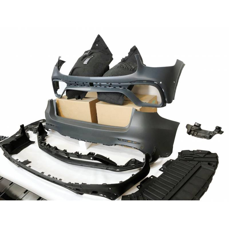 Carbonteile Tuning 2645 - Bodykit Stoßstange Vorne Hinten ABS passend für Mercedes GLC X253 2019+ nicht 63 AMG