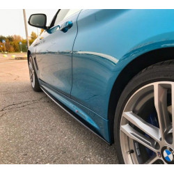 Carbonteile Tuning 2275 - Sideskirt Seitenschweller Ansatz ABS schwarz glänzend passend für BMW 4er F32 F33 F36