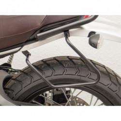 Carbonteile Tuning Fehling Packtaschenbügel Satteltaschenhalter Abstandhalter schwarz für Ducati Scrambler 800 Classic (SCRAM...