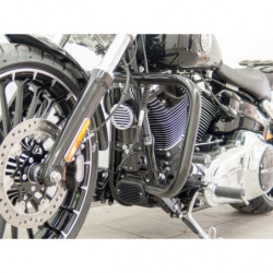 Carbonteile Tuning Fehling Schutzbügel große Ausführung aus 38 mm Rohr eckige Form, schwarz für Harley Davidson Breakout