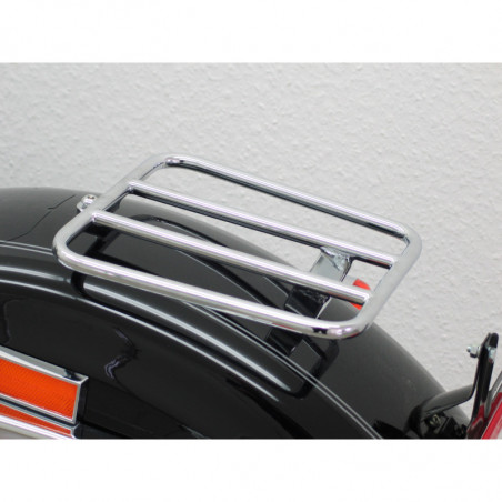 Carbonteile Tuning Fehling Beifahrer-Rack Chrom Harley Davidson Sportster Evo 883/1200, Custom, Roadster/Low, Super Low, 2004...