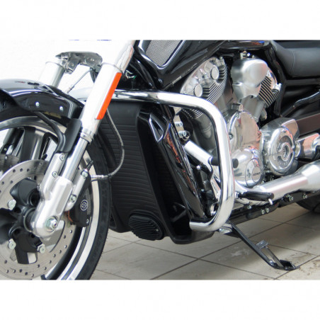 Carbonteile Tuning Fehling Schutzbügel große Ausführung aus 38 mm Rohr für Harley Davidson V-Rod Muscle (VRSCF) 2009-2011