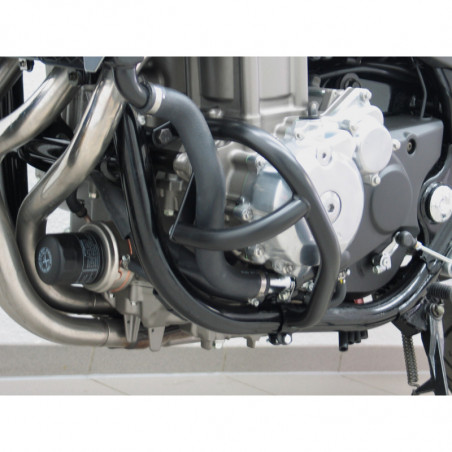 Carbonteile Tuning Fehling Motorschutzbügel stabil schwarz für Honda CB 1300, (SC54) 2003-2007