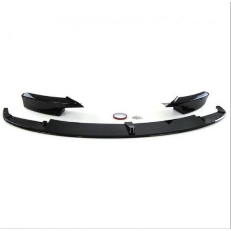 Carbonparts Tuning 1290 - Front lip spoiler V4.1 black gloss fits BMW 3 Series F30 F31