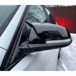 Carbonparts Tuning 2301 - Paket Lippe Front Sideskirt Diffusor Spoiler Heck Kühlergrill Spiegelkappen schwarz glanz für BMW 1...