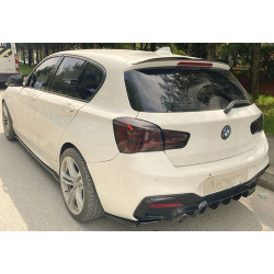 Carbonteile Tuning 2682 - Heckspoiler Lippe Spoiler Highkick schwarz glänzend passend für BMW 1er F20 F21 Vfl und LCI