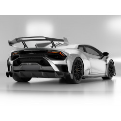 Pièces en carbone Tuning 2308 - Seitenschweller Ansatz Sideskirt Extension Vollcarbon Carbon passend für Lamborghini Huracan STO