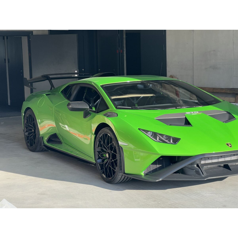 Carbonteile Tuning 2309 - Seitenschweller Ansatz Sideskirt Extension V2 Vollcarbon Carbon passend für Lamborghini Huracan STO