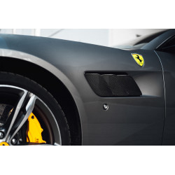Pièces en carbone Tuning 2317 - Kotflügelaufsatz Splitter Canards Kotflügel Seitenwand Carbon passend für Ferrari GTC4 Lusso ...