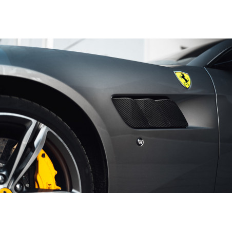 Carbonteile Tuning 2317 - Kotflügelaufsatz Splitter Canards Kotflügel Seitenwand Carbon passend für Ferrari GTC4 Lusso 2016-2020