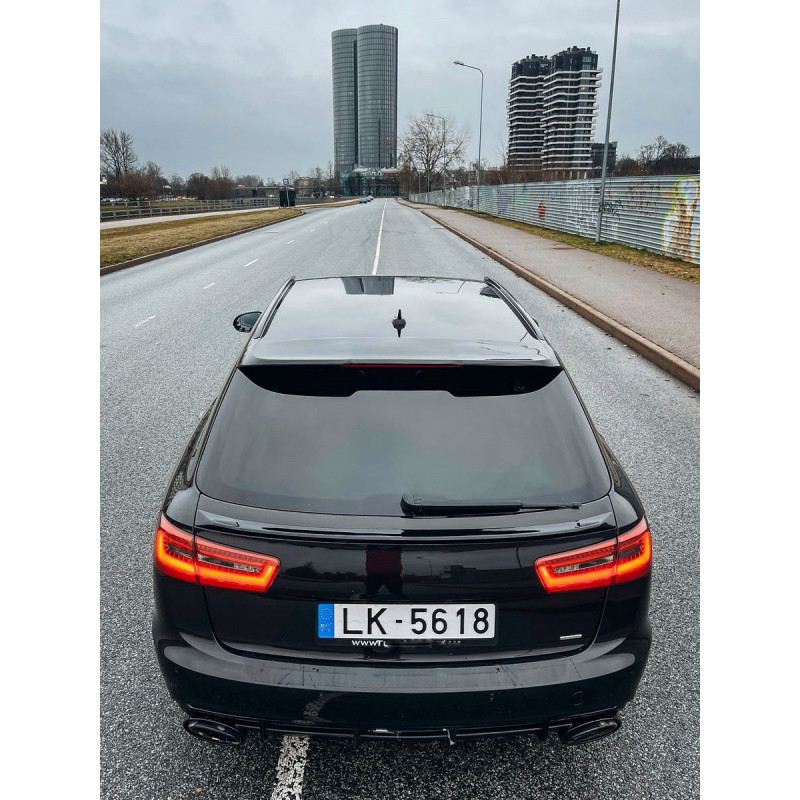 Carbonteile Tuning 2318 - Heckspoiler Spoiler Lippe Schwert Carbon passend für AUDI C7 4G A6 S6 RS6 Avant 2013-2018