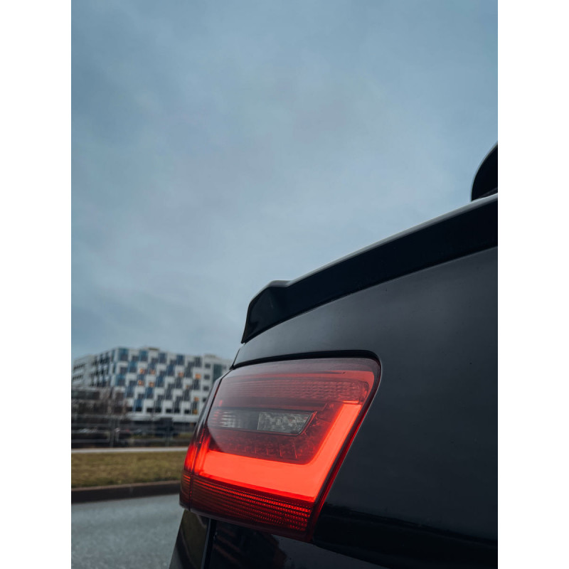 Heckspoiler Lippe Für Audi A3 Sedan Ab 2013 - Schwarz Glanz Mit Kleber