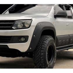 Carbonparts Tuning 2699 - Kotflügelverbreiterung Ansatz ABS Matt für Volkswagen VW Amarok 2010-2016 4 Stk.