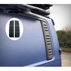 Carbonparts Tuning 2700 - Vents Lufteinlass Abdeckung Ansatz Hinten Heck ABS für Volkswagen VW Transporter T5 T5.1 T6
