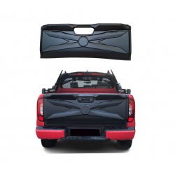 Carbonteile Tuning 2709 - Heckklappe Ansatz Schutz Heck Klappe ABS Matt Schwarz passend für Mercedes X Klasse W470 X470 2017+