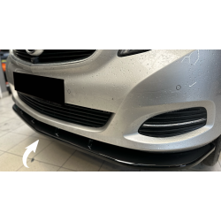 Carbonteile Tuning 2711 - Frontlippe Lippe Schwert Frontspoiler Spoiler V2 ABS Glanz Schwarz passend für Mercedes Vito W447 2...
