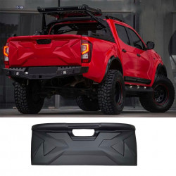 Carbonparts Tuning 2714 - Heckklappen Ansatz Schutz Heck Klappe V2 ABS Matt Schwarz passend für Nissan Navara D23 NP300 2014+