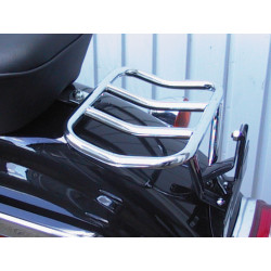 Pièces en carbone Tuning Fehling Rearrack Chrom für Harley Davidson Dyna Super Glide und Low Rider