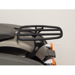 Pièces en carbone Tuning Fehling Rear-Rack Ø 16, flach und breite Form, schwarz für Harley Davidson Softail Sport Glide