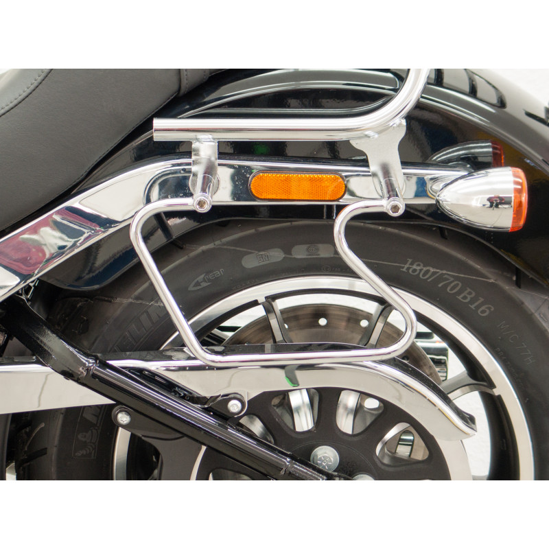 Carbonteile Tuning Fehling Packtaschenbügel Chrom für Harley Davidson Softail Low Rider (Milwaukee-Eight 107/114), (FXLR) 2018-