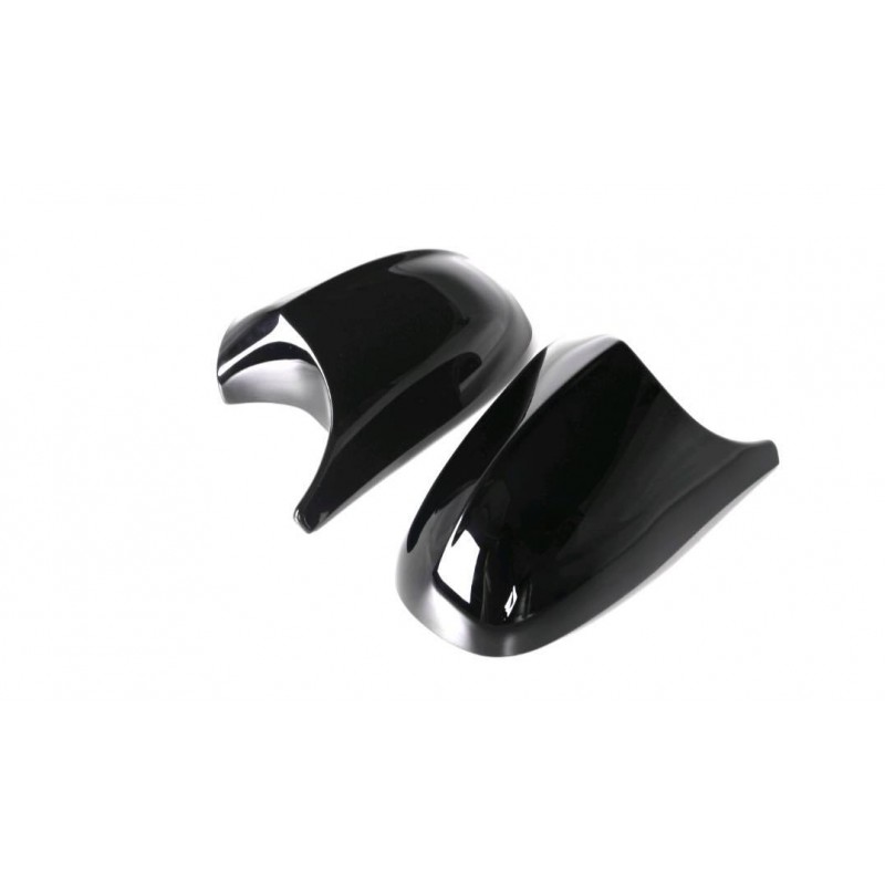 Carbonteile Tuning 1333 - Spiegelkappen ABS schwarz glanz passend für BMW 1er E81 E82 E87 E88 3er E90 E91 E92 E93 Vorfacelift