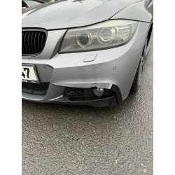 Carbonteile Tuning 2734 - Canards Abdeckungen Flaps Splitter ABS Glanz für BMW 3er E90 E91 LCI M Paket