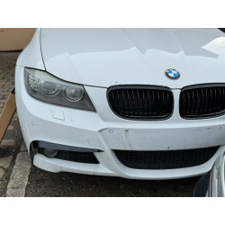 Pièces en carbone Tuning 2734 - Canards Abdeckungen Flaps Splitter ABS Glanz für BMW 3er E90 E91 LCI M Paket