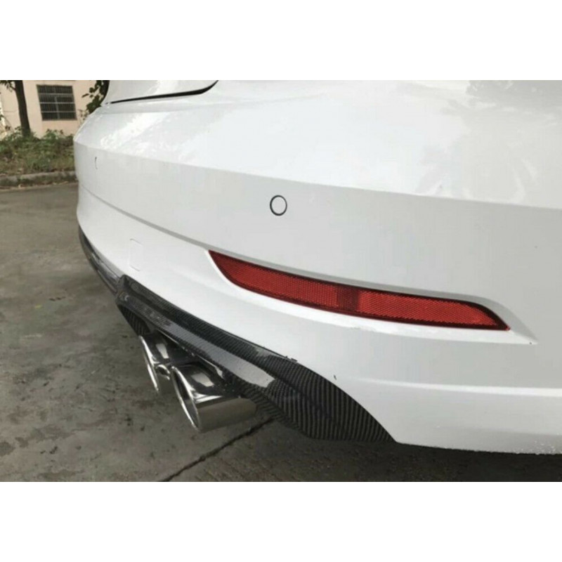 Carbonparts Tuning 2338 - Diffusor Diffuser Carbon passend für AUDI A3 8V Sline + S3 8V + RS3 8V Limousine