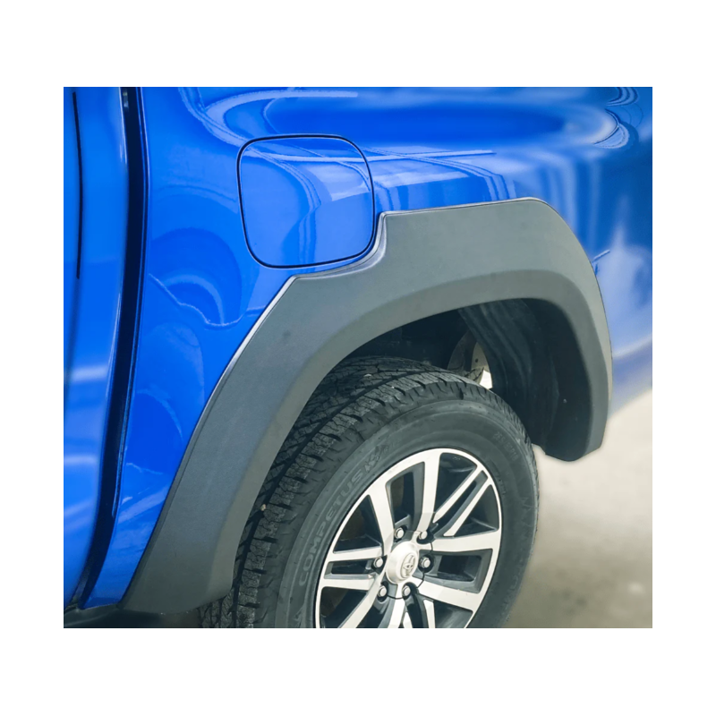 Carbonteile Tuning 2751 - Kotflügelverbreiterung Kotflügel Ansätze ABS passend für Toyota Hilux 2015-2020
