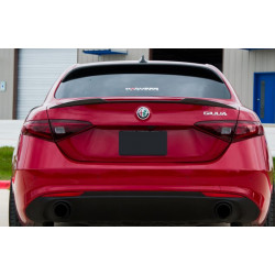 Pièces en carbone Tuning 2770 - Heckspoiler Spoiler Lippe ABS Glanz Schwarz passend für Alfa Romeo Giulia 2015+
