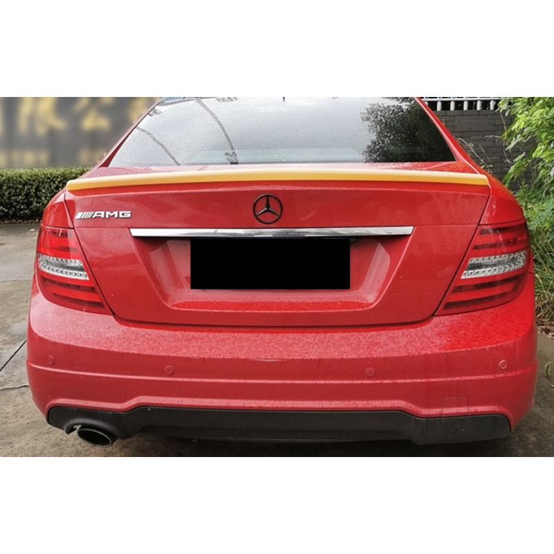 Carbonteile Tuning 2786 - Heckspoiler Spoiler Lippe ABS Glanz Schwarz passend für Mercedes C Klasse C204 Coupe