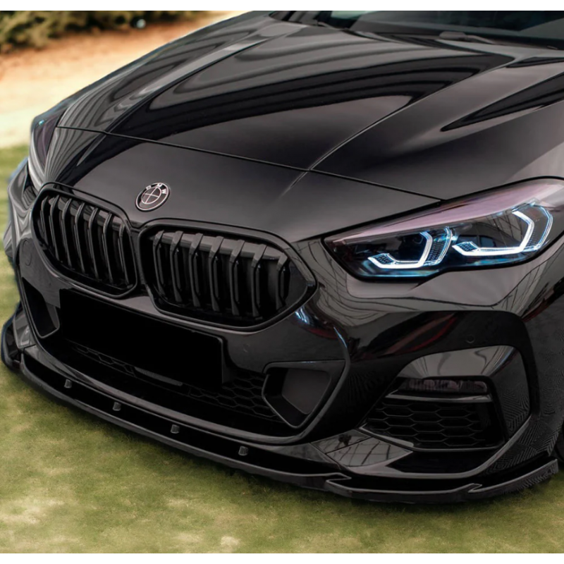 Carbonparts Tuning 2542 - Frontlippe Lippe Schwert Frontspoiler ABS Performance Glanz Schwarz passend für BMW 2er F44 M Paket