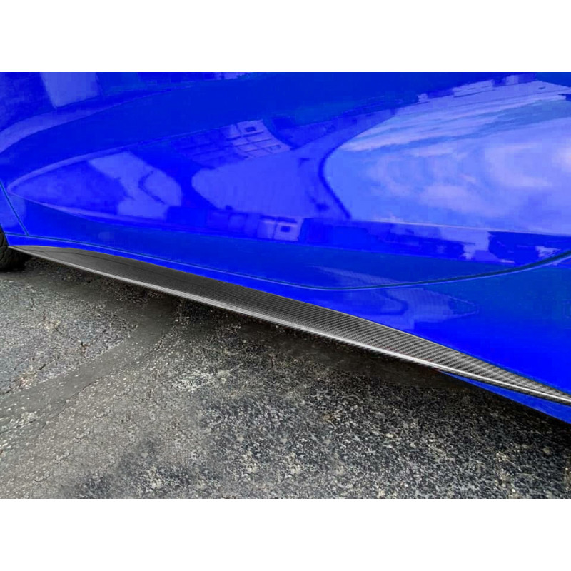 Carbonteile Tuning 2369 - Sideskirt Seitenschweller Ansatz Carbon passend für Corvette C8