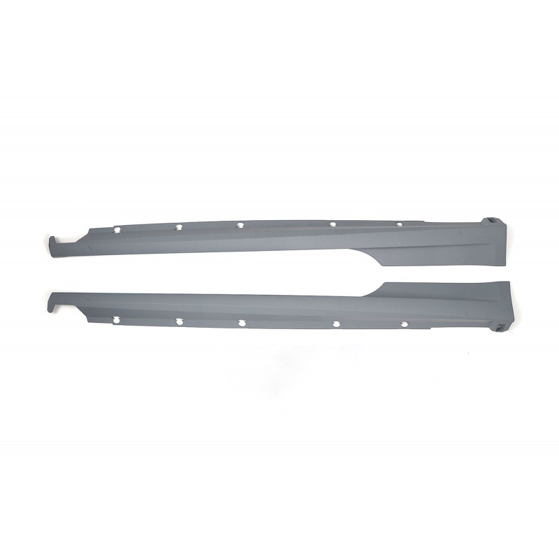 Carbonteile Tuning 2805 - Sideskirt Extensions Seitenschweller Ansatz ABS Glanz passend für Audi A1 8X 3-Türer nicht S-Line!