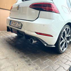Carbonteile Tuning 2463 - Heckdiffusor Heck Diffusor Ansatz ABS Glanz Schwarz passend für Volkswagen VW Golf Mk7 7 Vorfacelif...