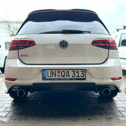 Carbonteile Tuning 2464 - Heckdiffusor Heck Diffusor Ansatz ABS Glanz Schwarz passend für Volkswagen VW Golf Mk7 7.5 Facelift...